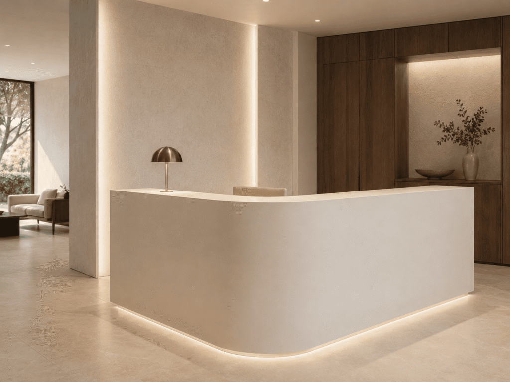 Mobilier contemporain en Corian