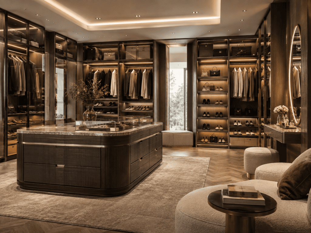 Dressing haut de gamme avec éclairage intégré